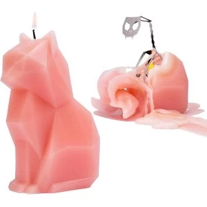 Image of Coral Pink Kisa Cat PyroPet Candle