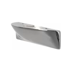 Image of Eos wall light, aluminum and PPMA, chrome