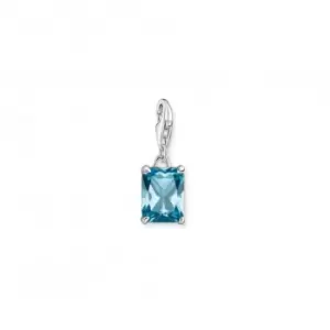 Image of Silver Blue Charm Pendant 1871-009-31