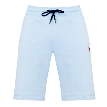 Image of Paul Smith Zebra Fleece Shorts - Blue