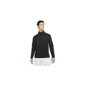 Image of Nike Player Dri-Fit 1/2 Zip Golf Top - Black - L Size: Large