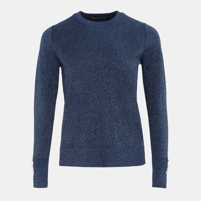 Image of Biba Biba Shimmer Jumper Ld61 Navy female 10 (S)