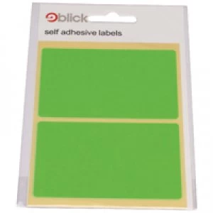 Image of Blick Green Fluorescent Labels in Bags 50x80mm Pack of 160 RS010654