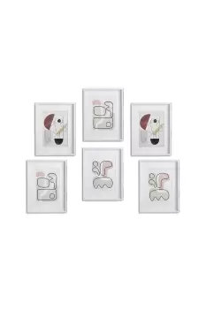 Image of 6 piece Rowley Wooden Picture Frame Set 30x40cm