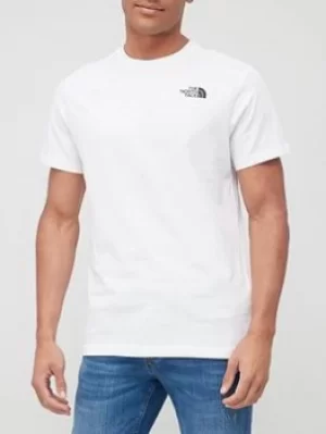 Image of The North Face Red Box Celebration T-Shirt, White Size M Men