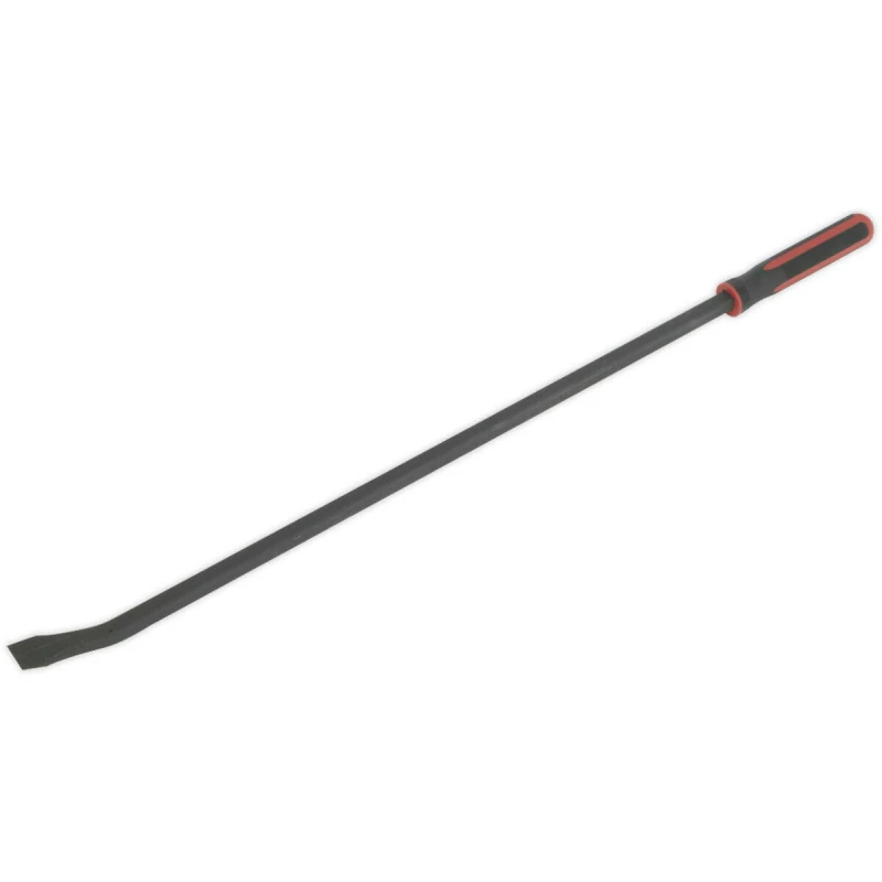 Image of Loops 1220mm Heavy Duty 45° Pry Bar with Hammer Cap - Chromoly Steel Shaft - Soft Grip Metallics