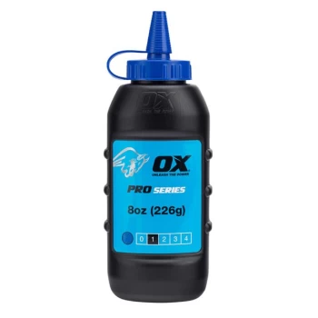 Image of Ox Tools OX-P025702 226g/8oz Pro Chalk Refill - Blue