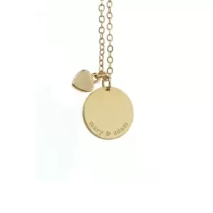 Image of Personalised Heart and Disc Family Pendant Necklace