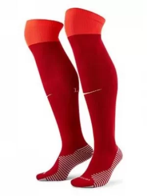 Image of Nike Liverpool Fc 21/22 Home Socks, Red, Size S, Men
