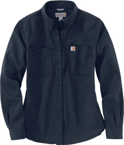 Image of Carhartt Rugged Professional Ladies Shirt, blue, Size S for Women