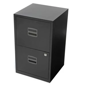 Image of Bisley 2 Drawer A4 Metal Filing Cabinet