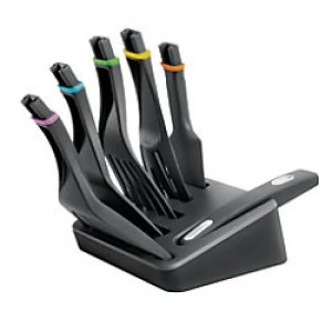 Image of Quirky Detachable Spatula Set Click N Cook Black