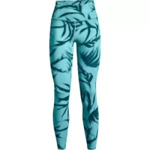 Image of Under Armour Armour Meridian Print Leggings Womens - Blue