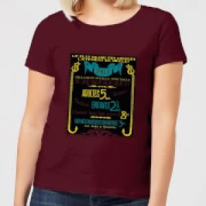 Image of Fantastic Beasts Les Plus Grand Des Cirques Womens T-Shirt - Burgundy - M