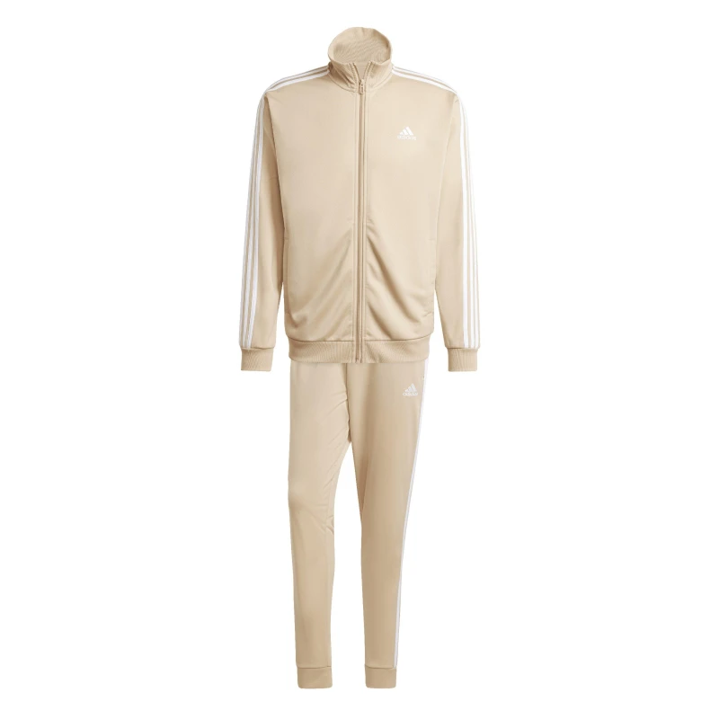 Image of adidas Mens Trainer Woven Tracksuit Beige male XS