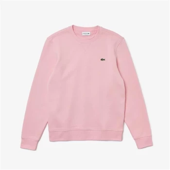 Image of Lacoste Fleece Sweatshirt - Pink
