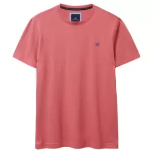 Image of Crew Clothing Mens Classic Tee Rapture Rose Medium