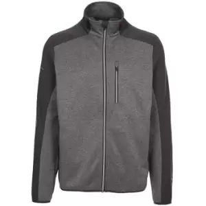 Image of Trespass Mens Tansorton Full Zip Fleece (XXS) (Storm Grey)