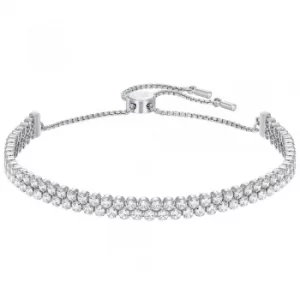 Image of Swarovski Subtle Rhodium Plated Crystal Bracelet 5221397
