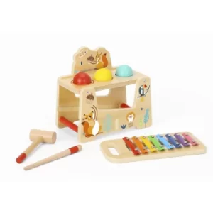 Image of Wooden Pound And Tap Bench