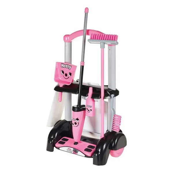Image of Casdon Hetty Cleaning Trolley One Size Pink 79965006000