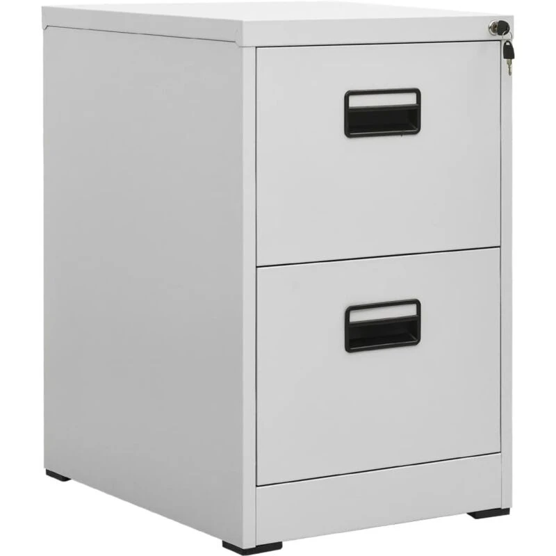 Image of VIDAXL Filing Cabinet Light Grey 46x62x72.5cm Steel Vidaxl 8720286565834
