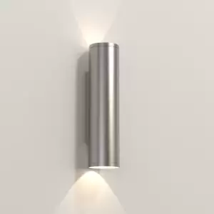 Image of Ava Coastal Outdoor LED Up Down Wall Light Stainless Steel IP44, GU10