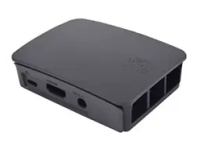 Image of Raspberry-Pi Rpi3-Case-Blk-Gry Enclosure, Raspberry Pi 3 Mod B