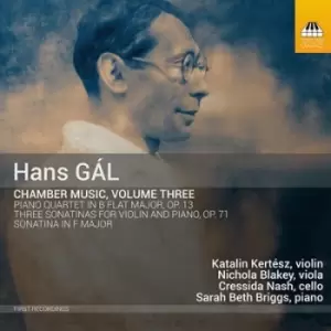 Image of Hans Gal Chamber Music - Volume 3 by Hans Gal CD Album