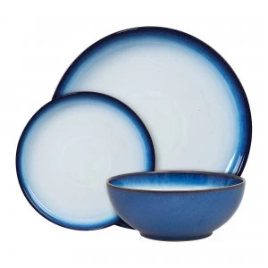 Image of Blue Haze 12 Piece Coupe Tableware Set