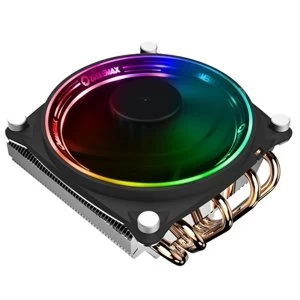 Image of Game Max Gamma 300 Universal Socket 120mm PWM 1500RPM Addressable RGB LED Fan CPU Cooler