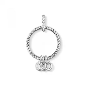 Image of Thomas Sabo Sterling Silver Charm Club Charm Carrier