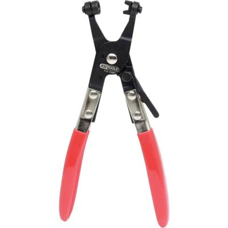 Image of KS TOOLS 115.1046 Pliers, hose clamp Clamping Range from: 0mm, Clamping Range to: 45mm, straight Chrome-Molybdenum Steel Pliers,hose clamp (4504)