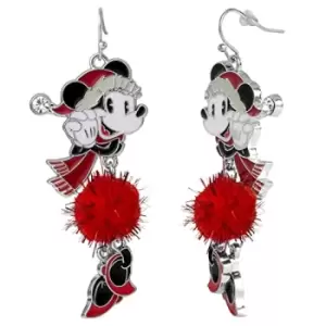 Image of Disney Minnie Mouse Red White and Black Christmas design Earrings EH00093RL