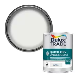Image of Dulux Trade Quick Dry White Metal & Wood Undercoat, 1L