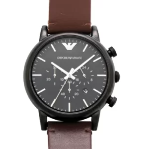 Image of Dress Chronograph Black Dial Mens Watch 46mm