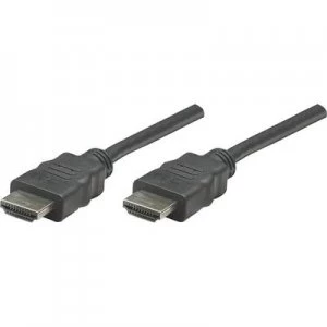 Image of Manhattan HDMI Cable 7.50 m Black [1x HDMI plug - 1x HDMI plug]
