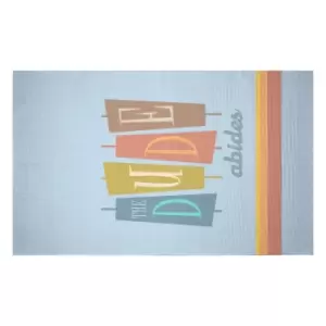 Image of Decorsome x The Big Lebowski Dude Abides Woven Rug - Small