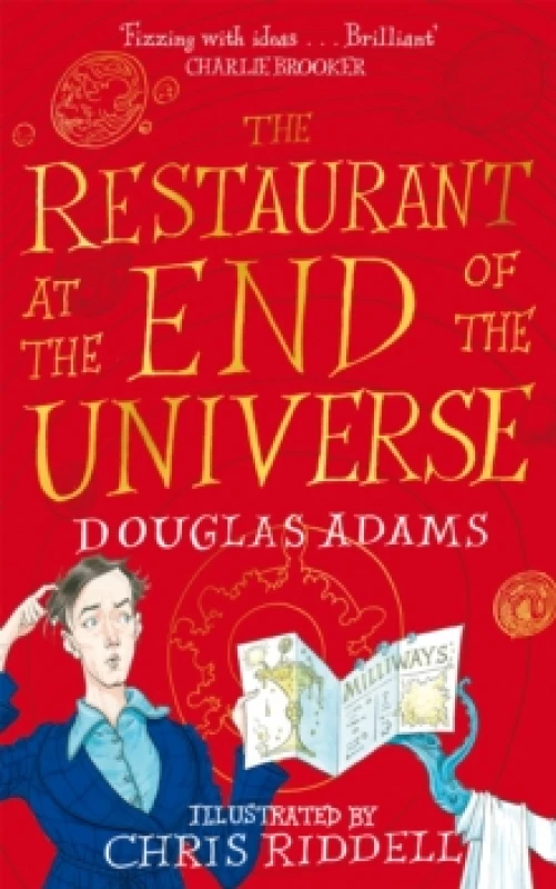 Image of Douglas Adams The Restaurant at the End of the Universe Illustrated Edition Book Multi unisex