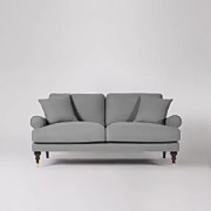 Image of Swoon Sutton Smart Wool 2 Seater Sofa - 2 Seater - Pepper