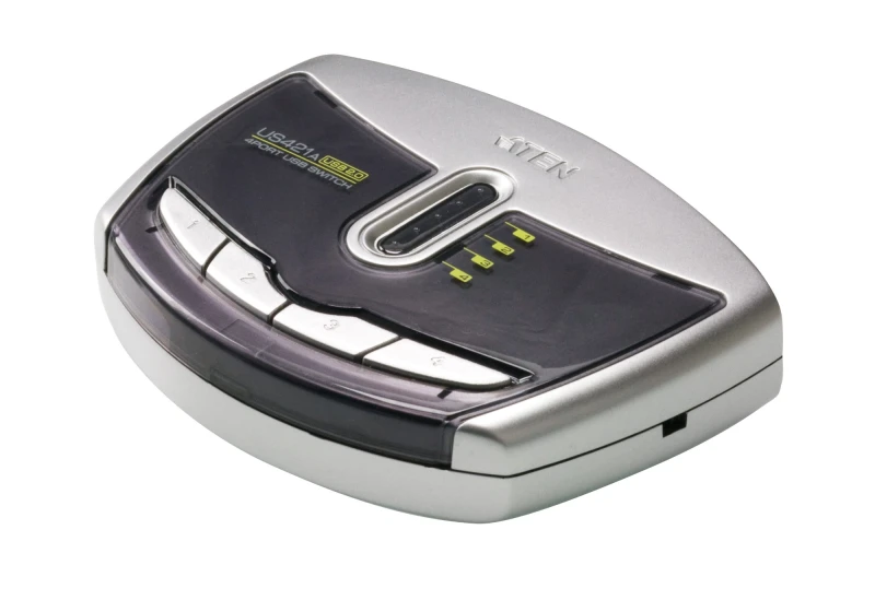 Image of ATEN US421A KVM switch Black. Silver