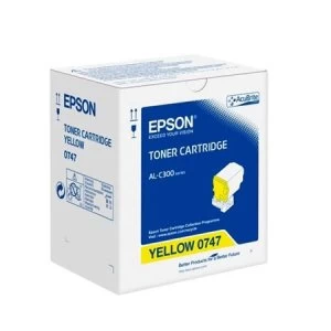 Image of Epson S050747 Yellow Laser Toner Ink Cartridge