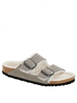 Image of Birkenstock Arizona Shearling Slipper - Stone