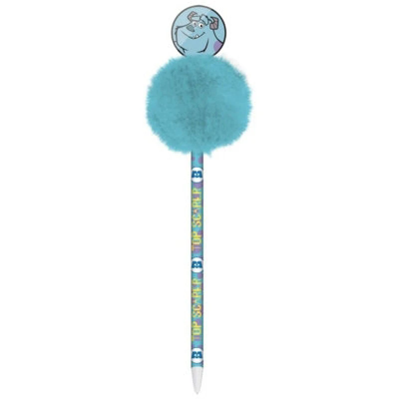 Image of Disney Pom Pom Sulley Pen in Blue Blue One Size Unisex 5059958590847