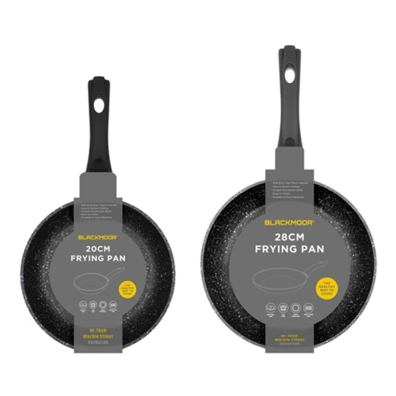Image of Blackmoor 2pc Frying Pan Set - Black 67189