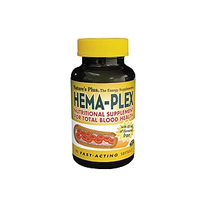 Image of Natures Plus Hema Plex Chewables CherryRaspberry 60 Chewables
