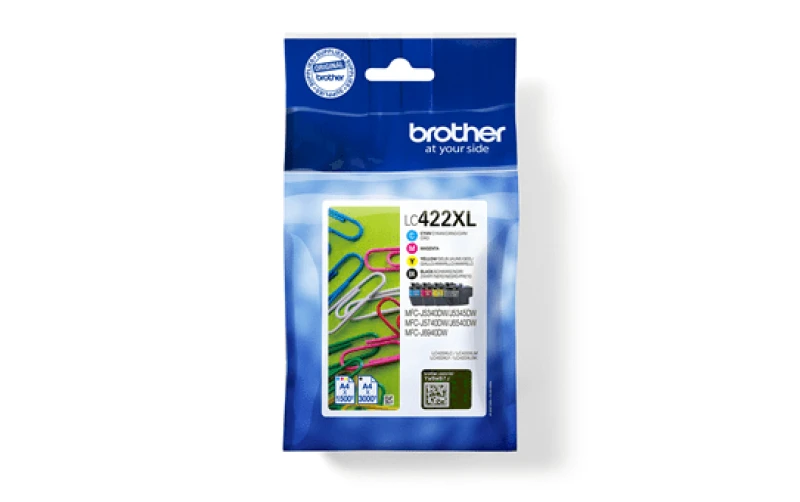 Image of Brother LC-422XLVALDR Ink cartridge multi pack high-capacity Bk.C.M.Y