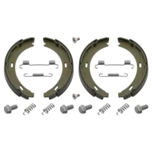 Image of Brake Shoe Set for parking brake with additional parts 02100 by Febi Bilstein
