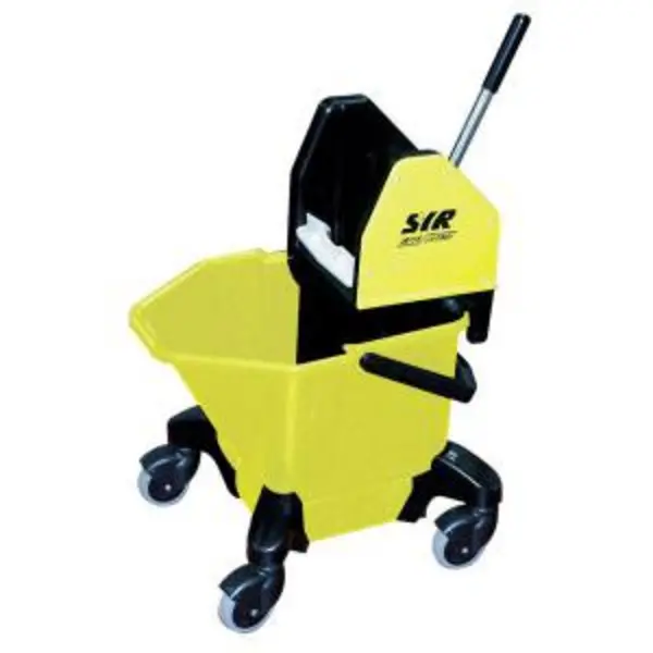 Image of ValueX Combo Mop Bucket With Wringer 13 Litre With Heavy Duty Castors EXR22721CP