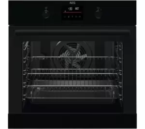 Image of AEG SteamBake BPK355061B Electric Pyrolytic Oven - Black